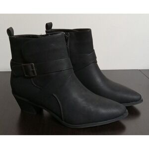 Maurices SuperCush Claire Ankle Boot 9 1/2 M Black NWT